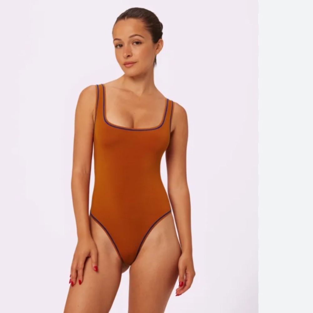 PARADE Easy Scoop Ultra-Soft Bodysuit Orange